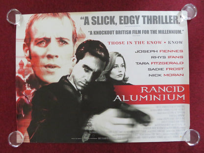 RANCID ALUMINIUM - B UK QUAD ROLLED POSTER JOSEPH FIENNES RHYS IFANS 2000 Rendezvous Cinema Movie posters