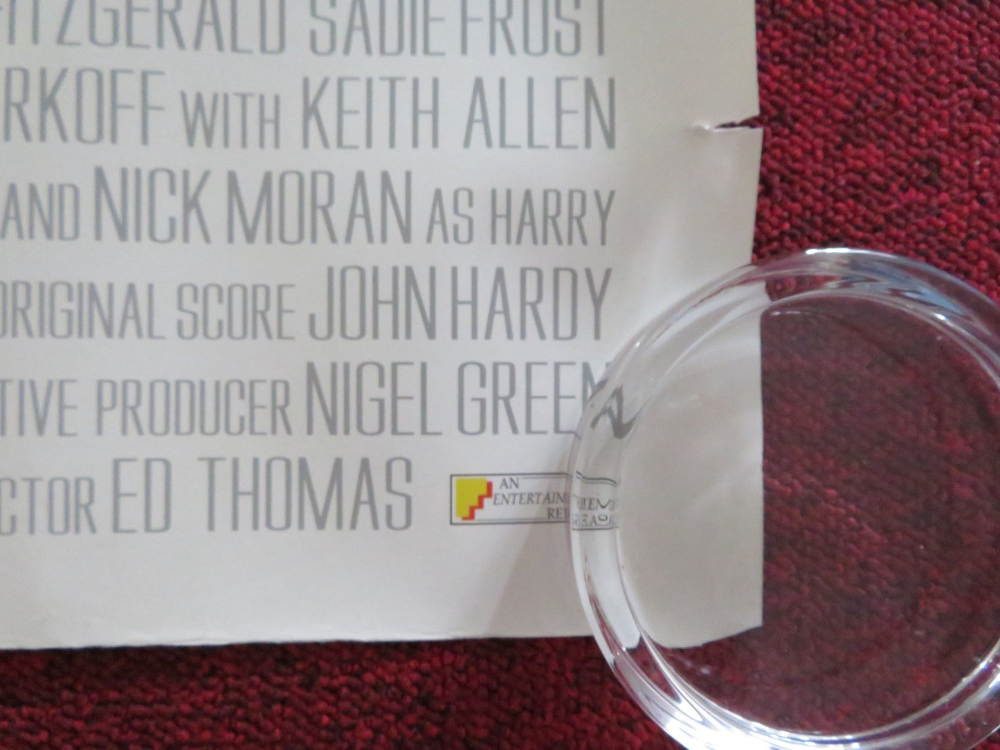 RANCID ALUMINIUM - B UK QUAD ROLLED POSTER JOSEPH FIENNES RHYS IFANS 2000 Rendezvous Cinema Movie posters