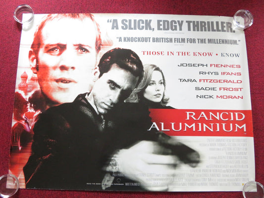 RANCID ALUMINIUM UK QUAD (30"x 40") ROLLED POSTER JOSEPH FIENNES RHYS IFANS 2000 Rendezvous Cinema Movie posters