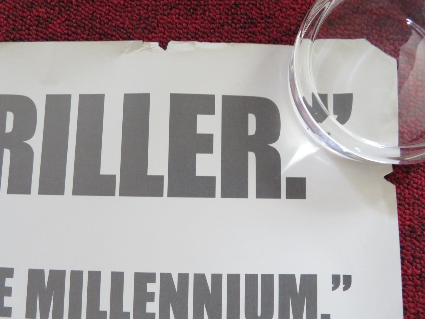 RANCID ALUMINIUM UK QUAD (30"x 40") ROLLED POSTER JOSEPH FIENNES RHYS IFANS 2000 Rendezvous Cinema Movie posters