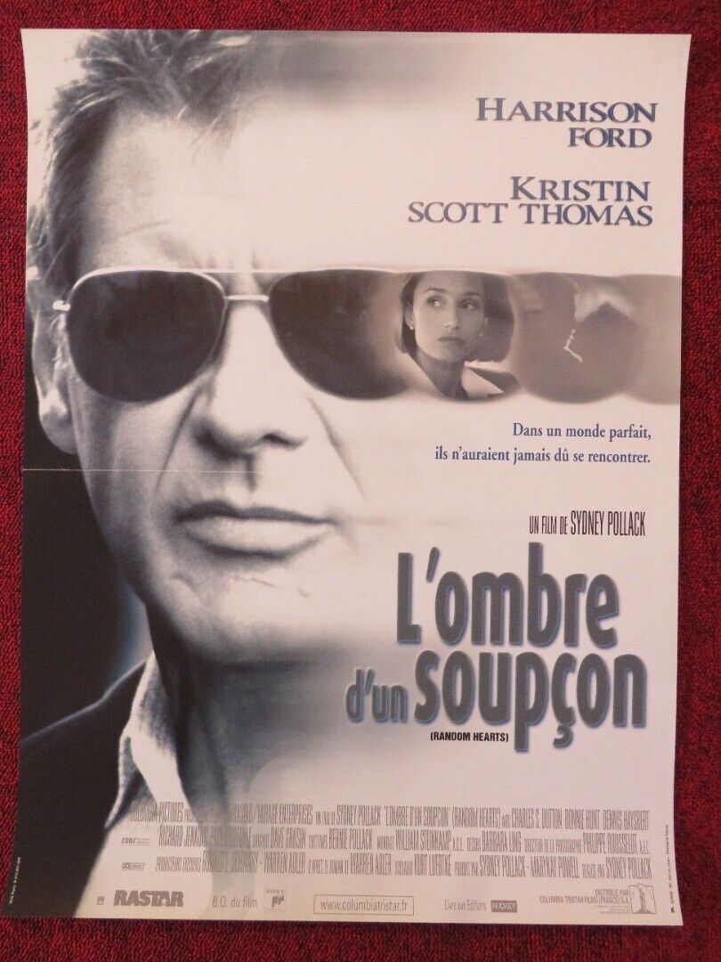 RANDOM HEARTS FRENCH (15"x 21") POSTER HARRISON FORD KRISTIN SCOTT THOMAS 1999 Movie posters