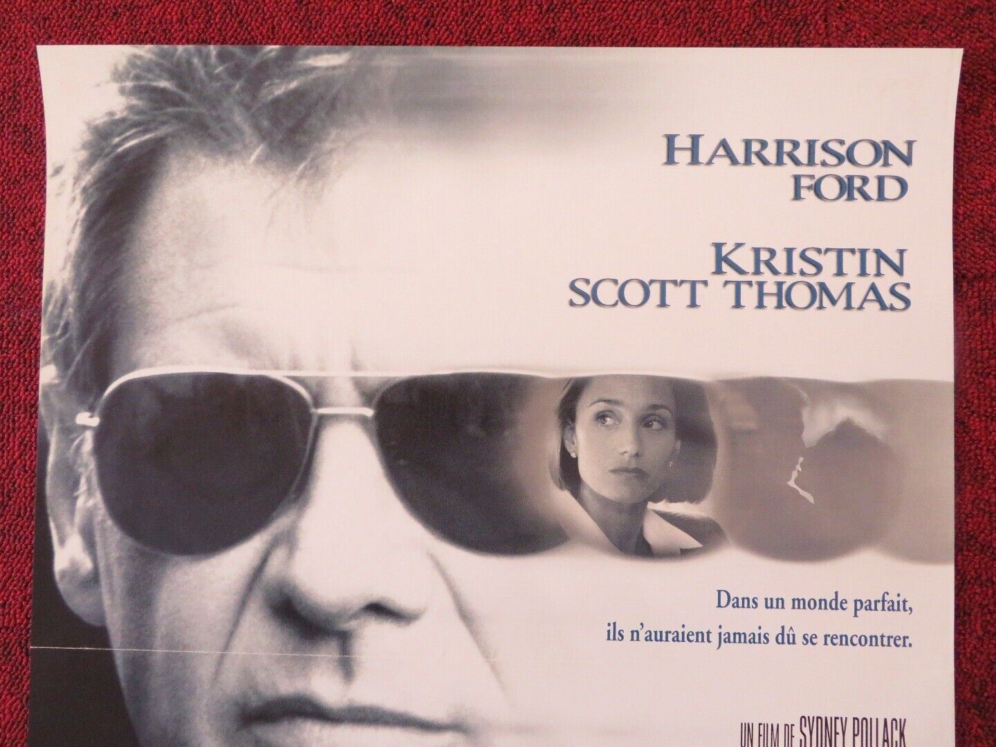 RANDOM HEARTS FRENCH (15"x 21") POSTER HARRISON FORD KRISTIN SCOTT THOMAS 1999 Movie posters
