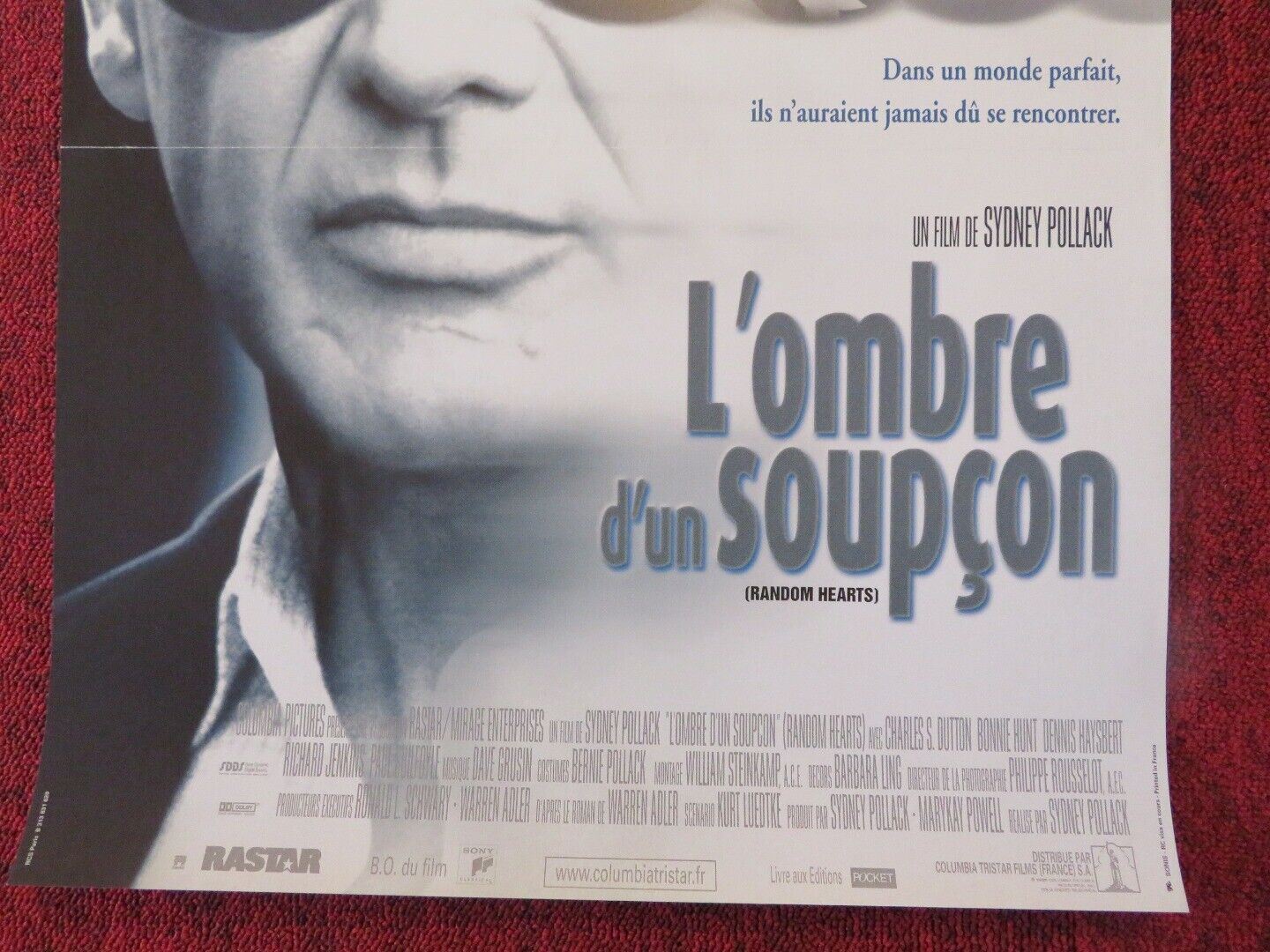 RANDOM HEARTS FRENCH (15"x 21") POSTER HARRISON FORD KRISTIN SCOTT THOMAS 1999 Movie posters