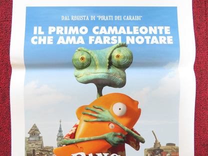 RANGO ITALIAN LOCANDINA POSTER JOHNNY DEPP ISLA FISHER 2011 Rendezvous Cinema Movie posters