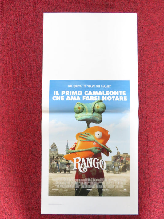 RANGO ITALIAN LOCANDINA POSTER JOHNNY DEPP ISLA FISHER 2011 Rendezvous Cinema Movie posters