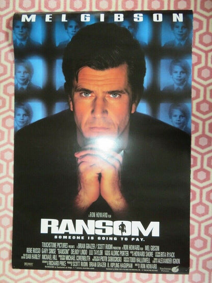 RANSOM ONE SHEET ROLLED POSTER MEL GIBSON 1996 Movie posters