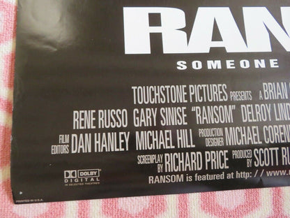 RANSOM ONE SHEET ROLLED POSTER MEL GIBSON 1996 Movie posters