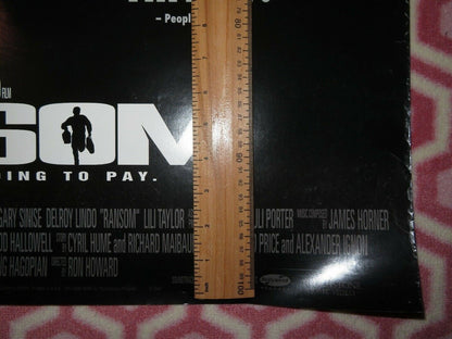 RANSOM US ONE SHEET ROLLED POSTER MEL GIBSON RENE RUSSO 1996 Movie posters