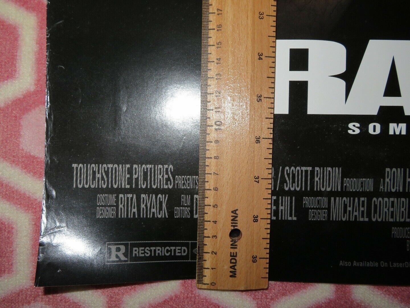 RANSOM US ONE SHEET ROLLED POSTER MEL GIBSON RENE RUSSO 1996 Movie posters