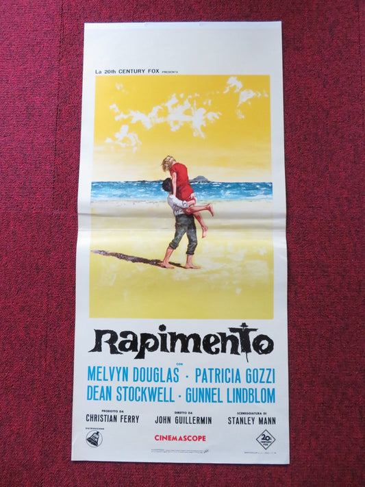RAPTURE ITALIAN LOCANDINA POSTER MELVYN DOUGLAS PATRICIA GOZZI 1965 Rendezvous Cinema Movie posters