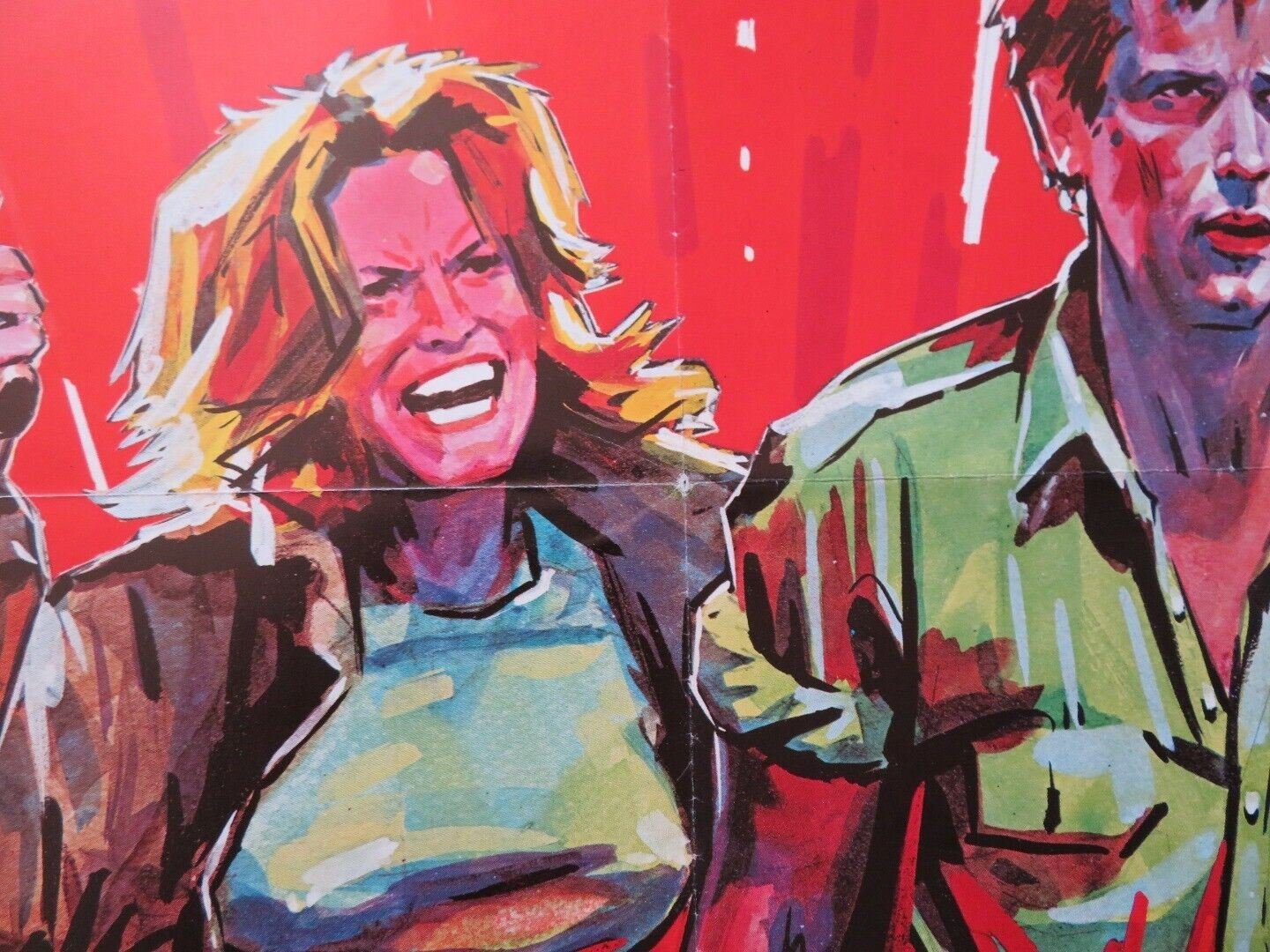 RASENDE GEWALT/ Moving Violation GERMAN A1 ROLLED POSTER STEPHEN MCHATTIE '76 Movie posters