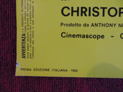 RASPUTIN THE MAD MONK ITALIAN FOTOBUSTA POSTER HAMMER CHRISTOPHER LEE 1966 Rendezvous Cinema Movie posters
