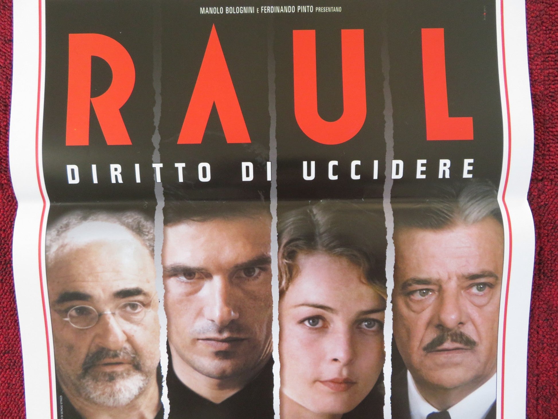 RAUL - DIRITTO DI UCCIDERE ITALIAN LOCANDINA POSTER STEFANO DIONISI 2005 Rendezvous Cinema Movie posters