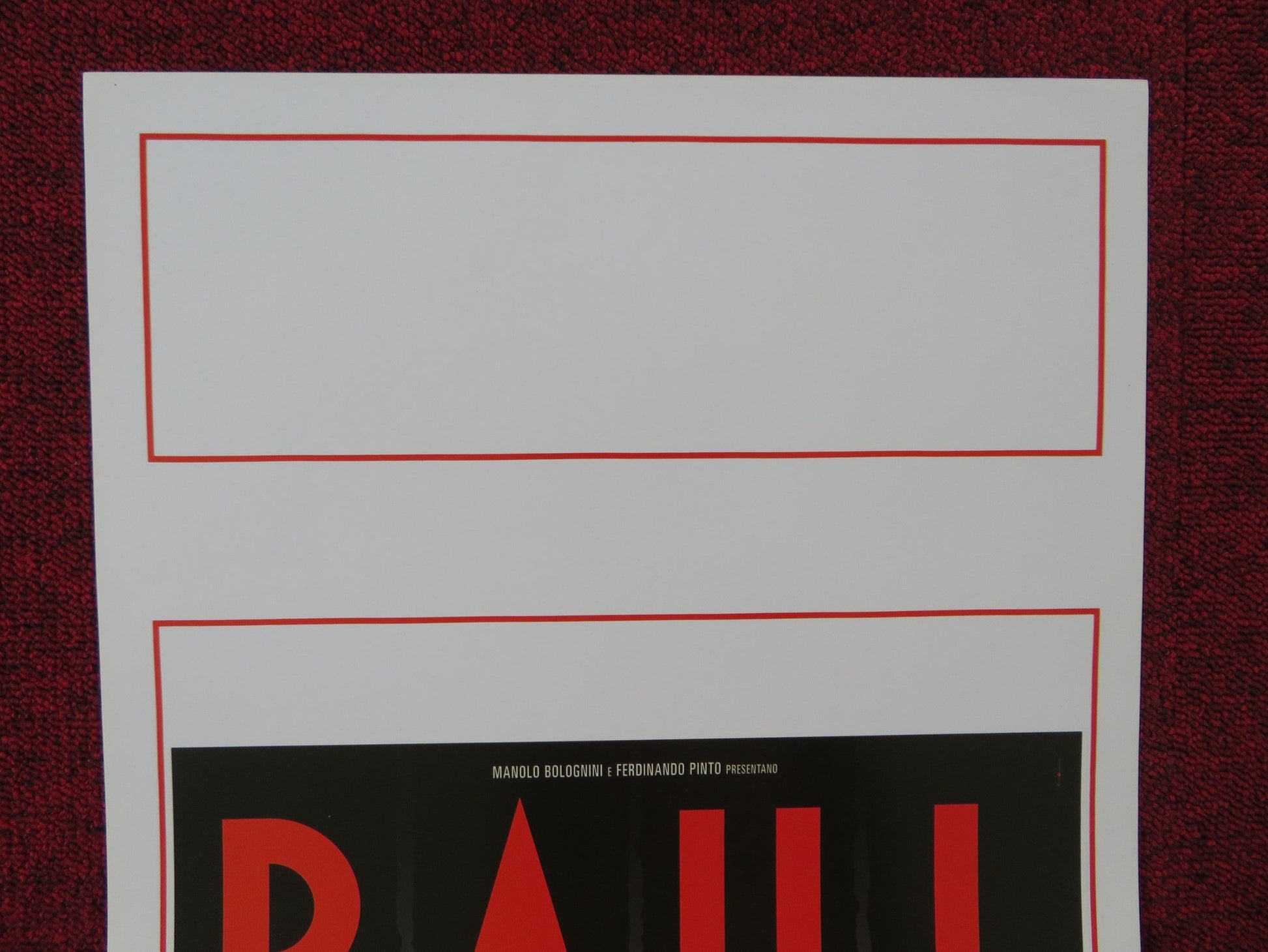 RAUL - DIRITTO DI UCCIDERE ITALIAN LOCANDINA POSTER STEFANO DIONISI 2005 Rendezvous Cinema Movie posters