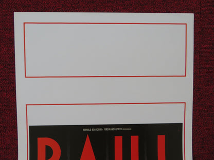 RAUL - DIRITTO DI UCCIDERE ITALIAN LOCANDINA POSTER STEFANO DIONISI 2005 Rendezvous Cinema Movie posters