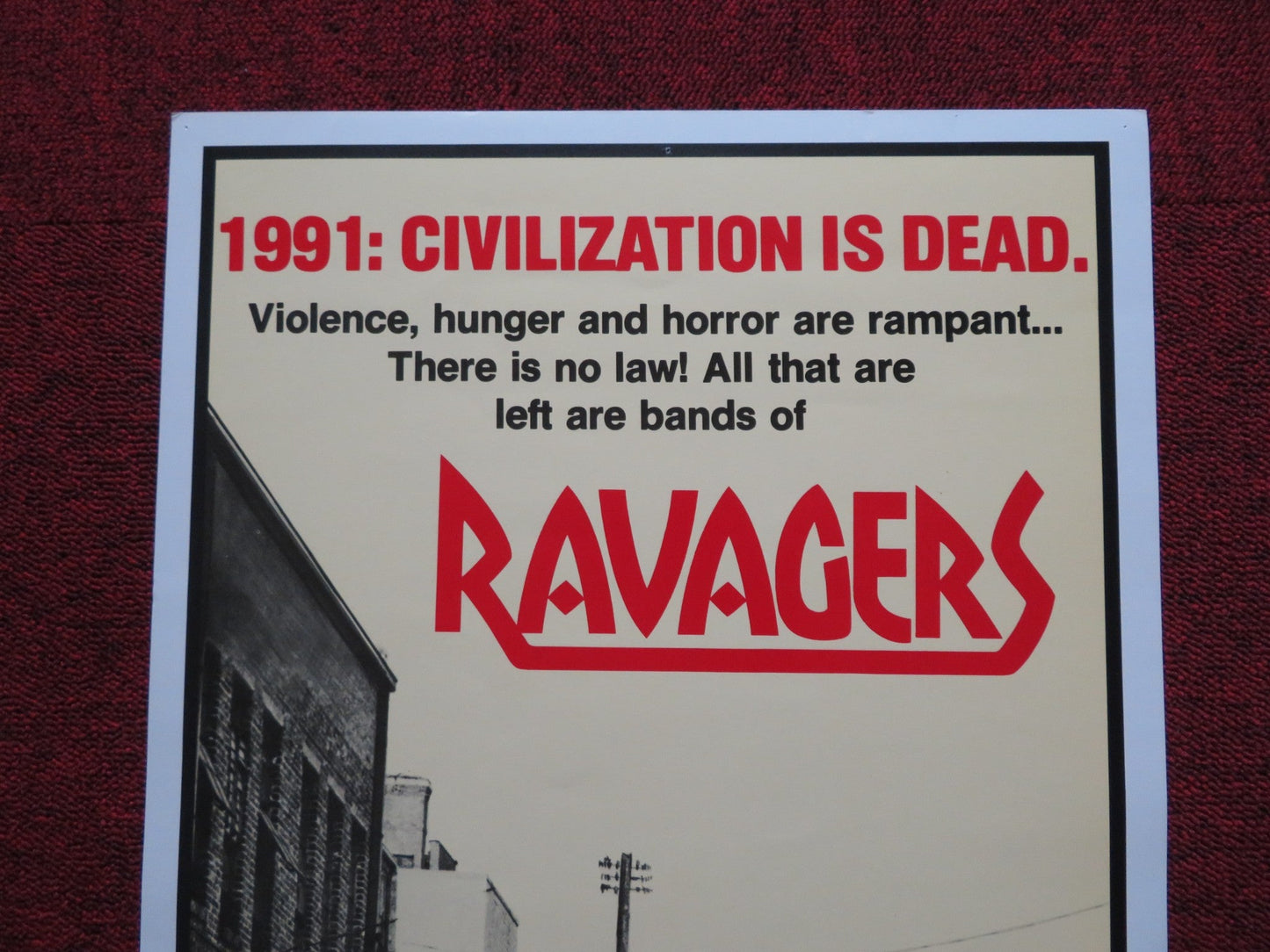RAVAGERS US INSERT (14"x 36") POSTER RICHARD HARRIS ERNEST BOTGNINE 1979 Rendezvous Cinema Movie posters