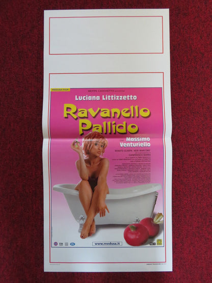 RAVANELLO PALLIDO ITALIAN LOCANDINA POSTER LUCIANA LITTIZZETTO 2001 Rendezvous Cinema Movie posters