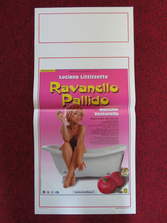 RAVANELLO PALLIDO ITALIAN LOCANDINA POSTER LUCIANA LITTIZZETTO 2001 Rendezvous Cinema Movie posters