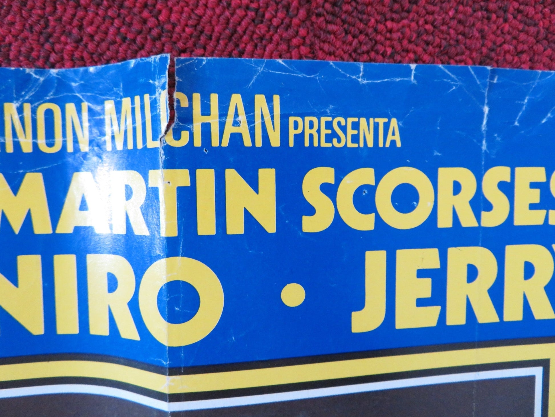 RE PER UNA NOTTE ITALIAN FOTOBUSTA POSTER MARTIN SCORSESE ROBERT DE NIRO 1983 Rendezvous Cinema Movie posters