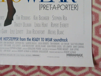 READY TO WEAR / PRET - A - PORTER US ONE SHEET ROLLED POSTER KIM BASINGER 1994 Movie posters