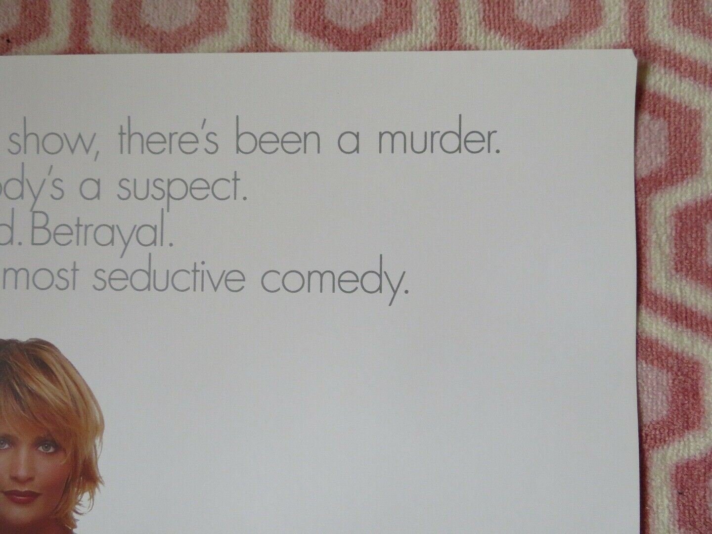 READY TO WEAR / PRET - A - PORTER US ONE SHEET ROLLED POSTER KIM BASINGER 1994 Movie posters