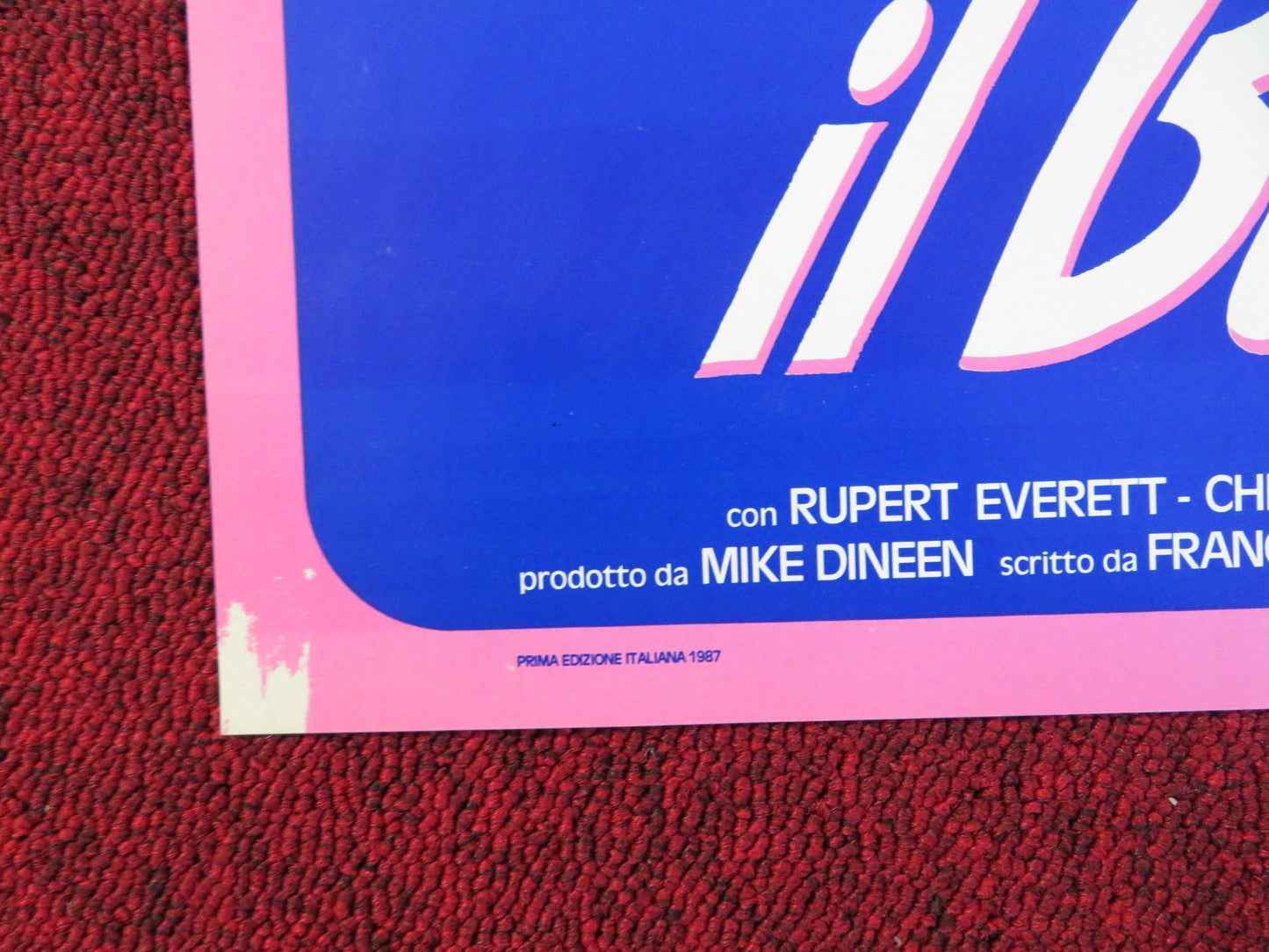 REAL LIFE - A ITALIAN FOTOBUSTA POSTER RUPERT EVERETT CRISTINA RAINES 1987 Rendezvous Cinema Movie posters