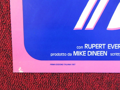 REAL LIFE - B ITALIAN FOTOBUSTA POSTER RUPERT EVERETT CRISTINA RAINES 1987 Rendezvous Cinema Movie posters