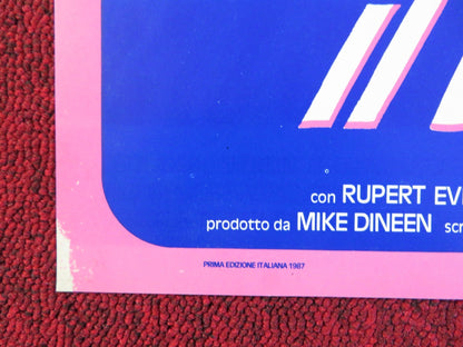 REAL LIFE - E ITALIAN FOTOBUSTA POSTER RUPERT EVERETT CRISTINA RAINES 1987 Rendezvous Cinema Movie posters