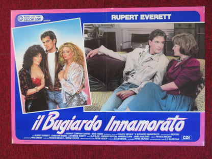 REAL LIFE - E ITALIAN FOTOBUSTA POSTER RUPERT EVERETT CRISTINA RAINES 1987 Rendezvous Cinema Movie posters