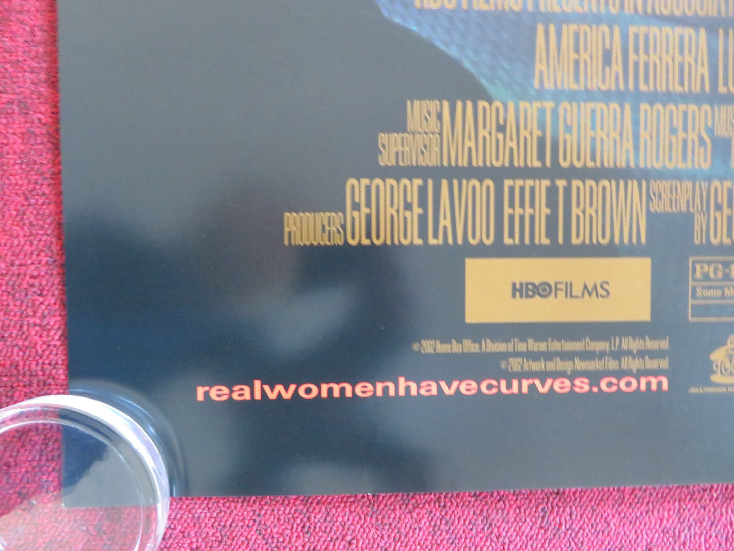 REAL WOMEN HAVE CURVES US ONE SHEET ROLLED POSTER AMERICA FERRERA ONTIVEROS 2002 Rendezvous Cinema Movie posters