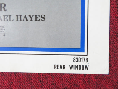 REAR WINDOW FOLDED US ONE SHEET POSTER HITCHCOCK GRACE KELLY R1983 Rendezvous Cinema Movie posters