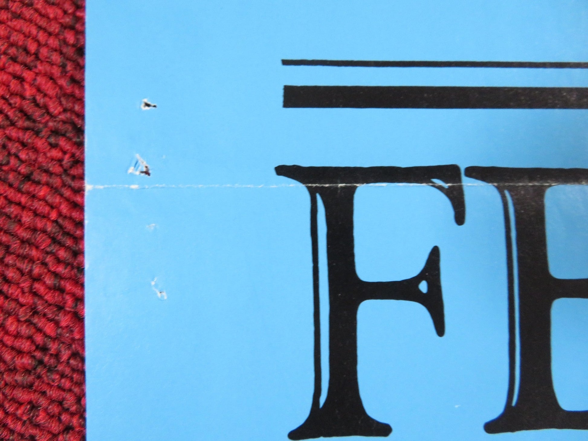 REAR WINDOW GERMAN A1 POSTER HITCHCOCK JAMES STEWART GRACE KELLY R1983 Rendezvous Cinema Movie posters