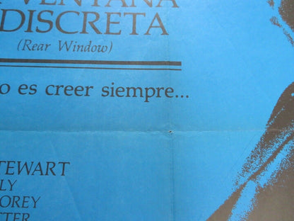 REAR WINDOW SPANISH (27"X 19.5") ROLLED POSTER HITCHCOCK 1954 Movie posters