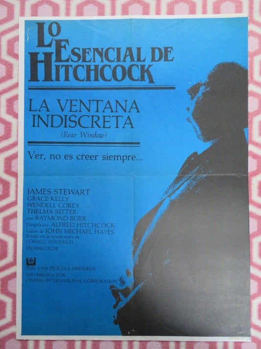 REAR WINDOW SPANISH (27"X 19.5") ROLLED POSTER HITCHCOCK 1954 Movie posters