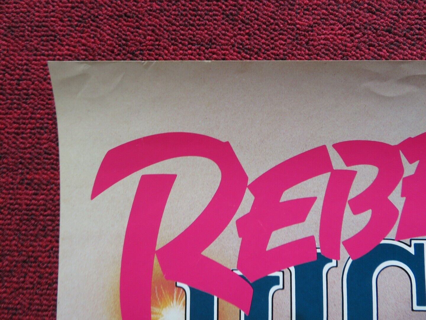 REBEL HIGH U.S ROLLED POSTER WAYNE FLEMMING RALPH MILLMAN 1988 Rendezvous Cinema Movie posters