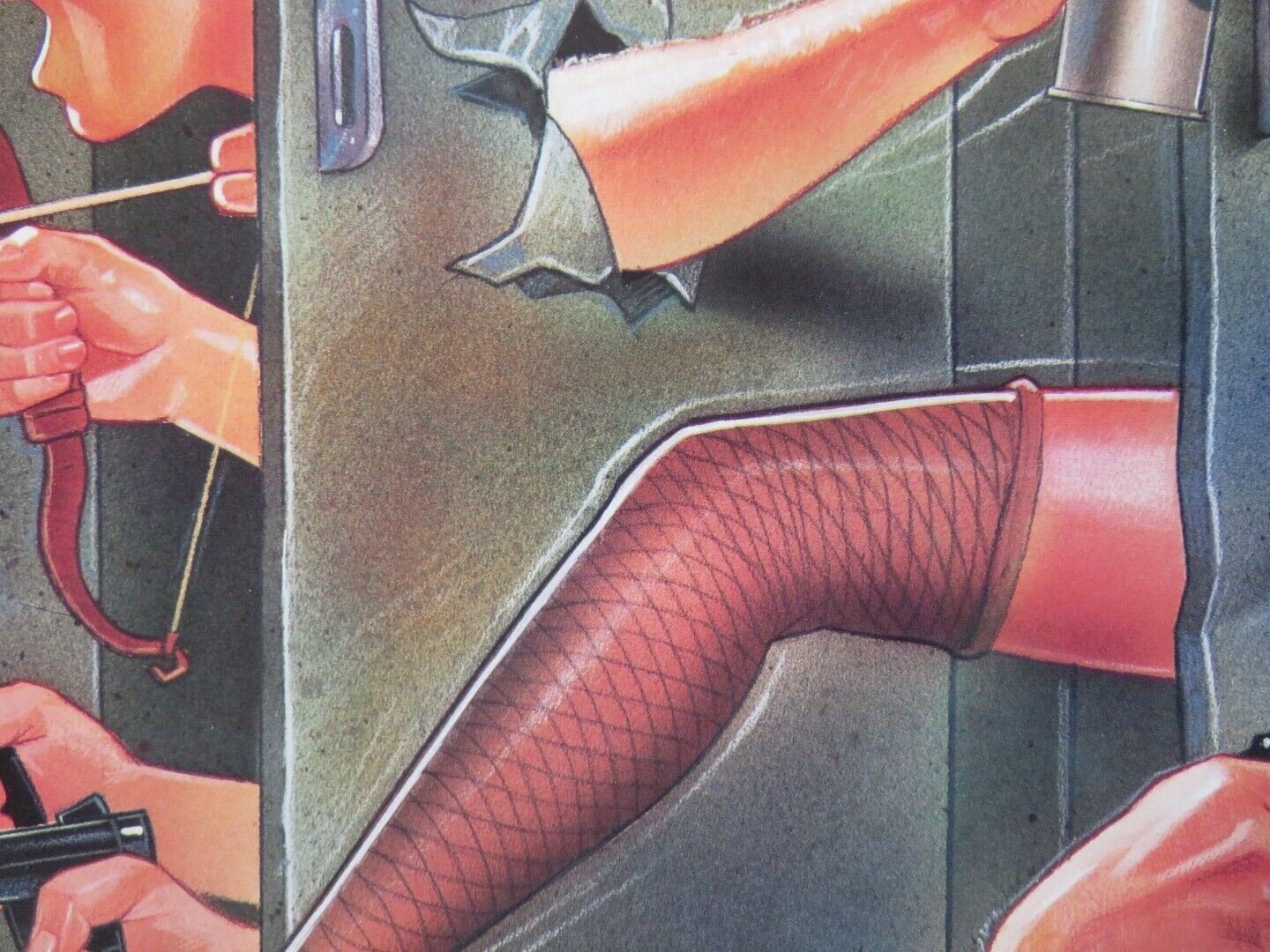 REBEL HIGH U.S ROLLED POSTER WAYNE FLEMMING RALPH MILLMAN 1988 Rendezvous Cinema Movie posters