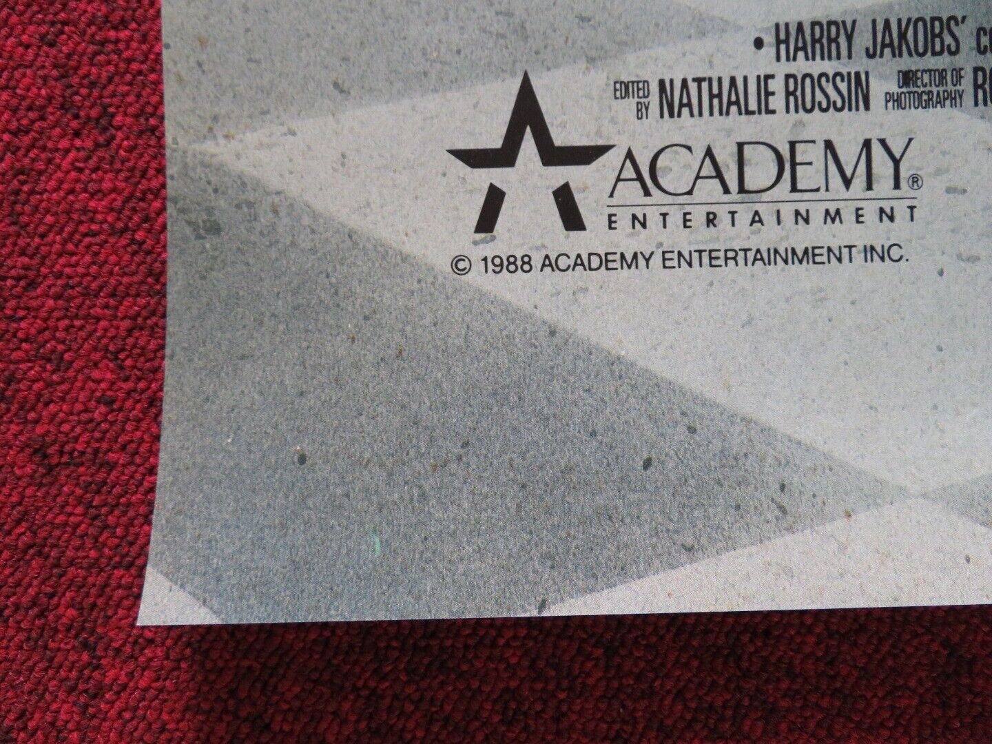 REBEL HIGH U.S ROLLED POSTER WAYNE FLEMMING RALPH MILLMAN 1988 Rendezvous Cinema Movie posters