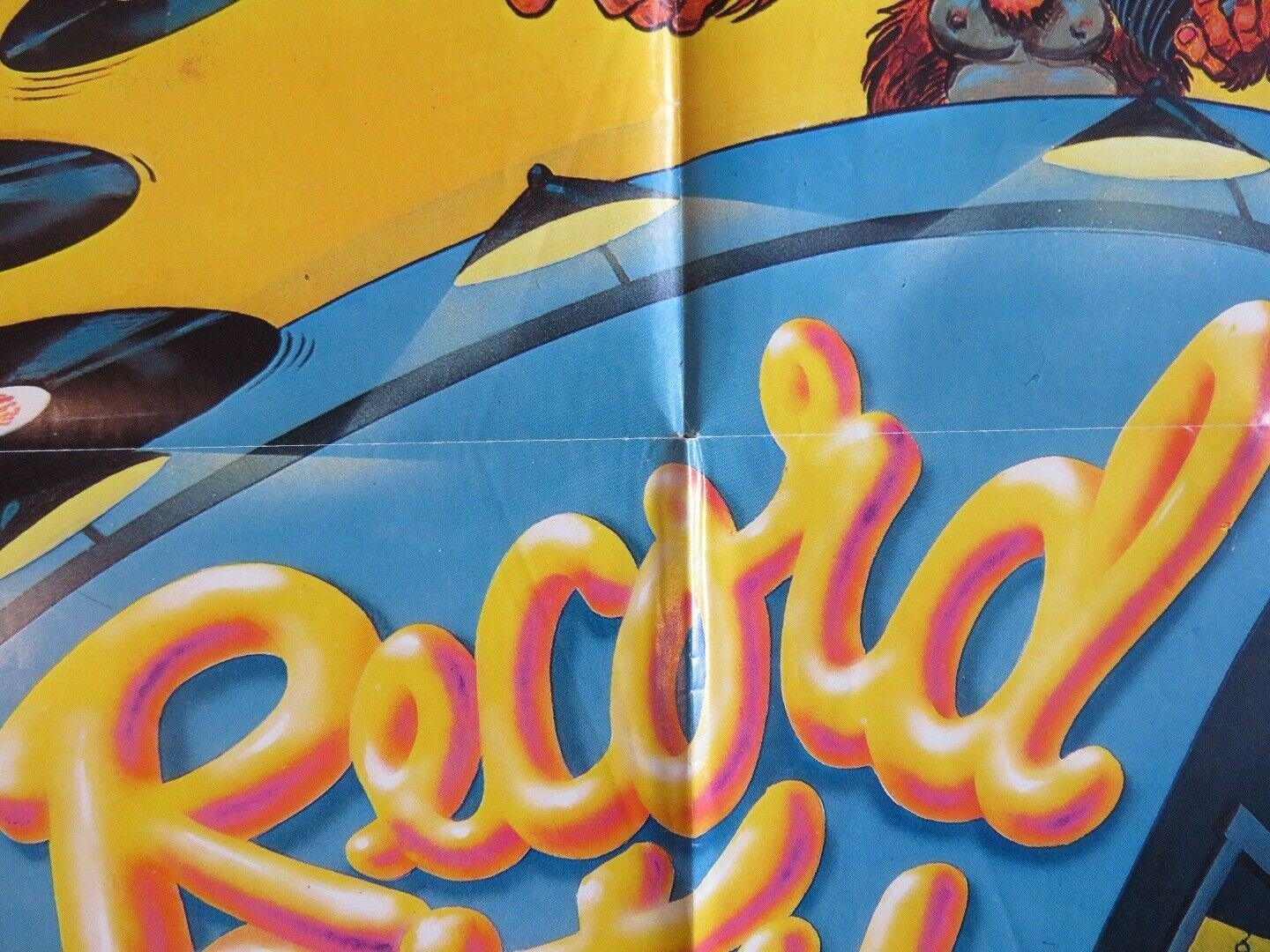 RECORD CITY US ONE SHEET POSTER RUTH BUZZI MICHAEL CALLAN 1977 Movie posters