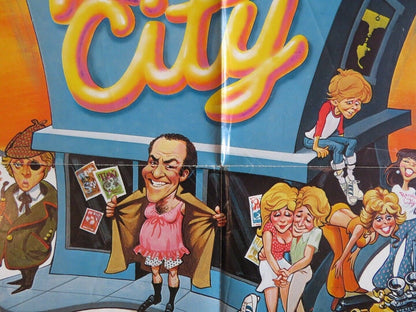 RECORD CITY US ONE SHEET POSTER RUTH BUZZI MICHAEL CALLAN 1977 Movie posters