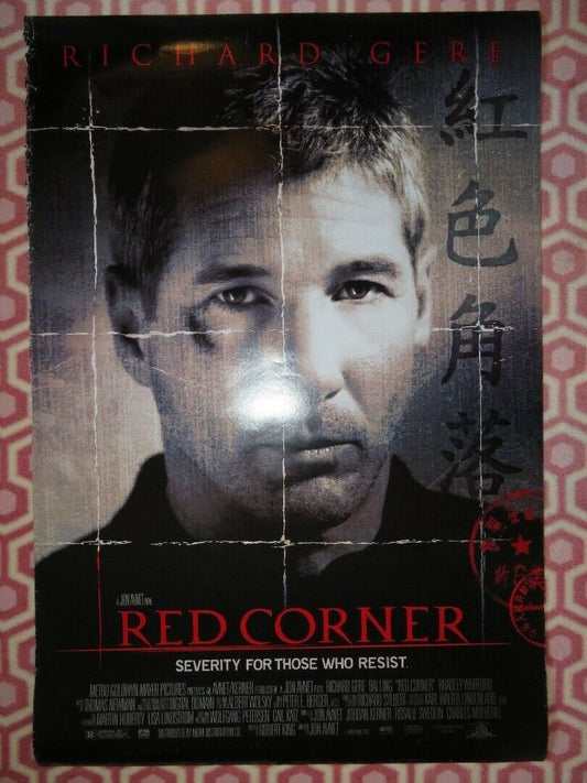 RED CORNER US ONE SHEET ROLLED POSTER RICHARD GERE 1997 Movie posters