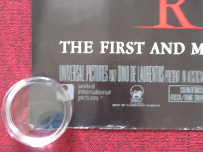 RED DRAGON - A UK QUAD ROLLED POSTER ANTHONY HOPKINS EDWARD NORTON 2002 Rendezvous Cinema Movie posters