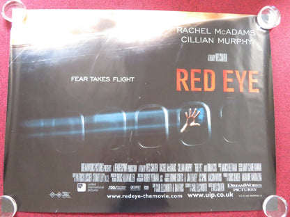RED EYE UK QUAD (30"x 40") ROLLED POSTER CILLIAN MURPHY RACHEL MCADAMS 2005 Rendezvous Cinema Movie posters