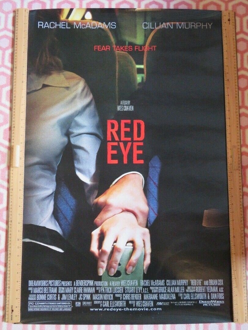RED EYE US ROLLED POSTER WES CRAVEN RACHEL MCADAMES 2005 Rendezvous Cinema Movie posters