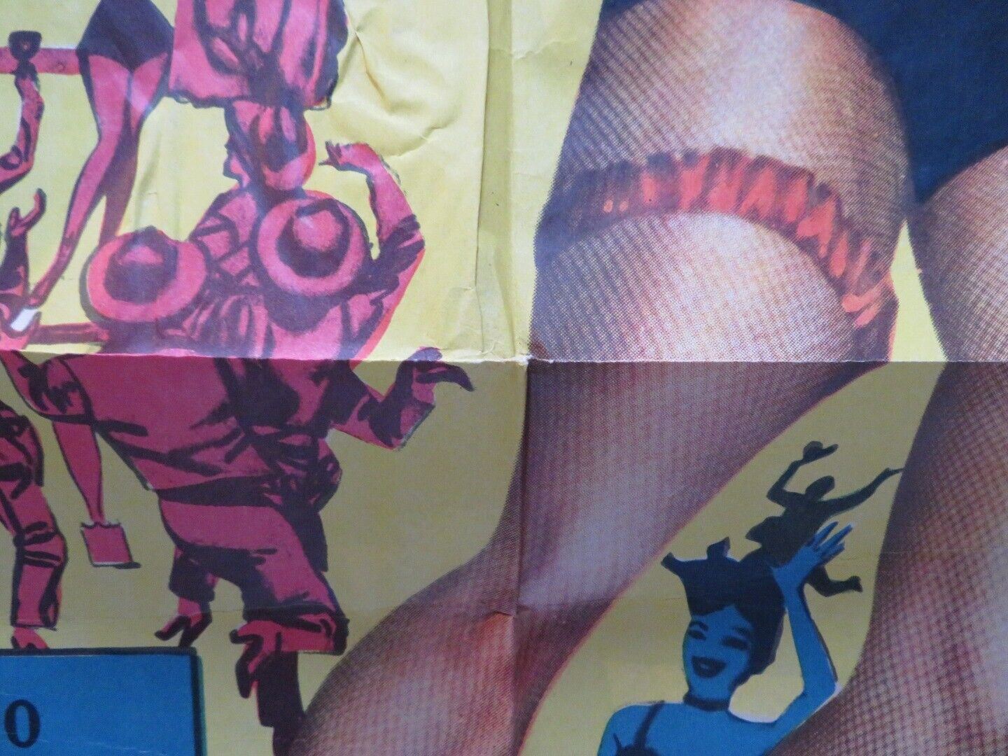 RED GARTERS FOLDED US ONE SHEET POSTER ROSEMARY CLOONEY JACK CARSON 1954 Movie posters