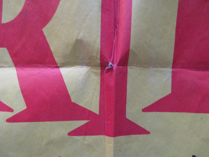 RED GARTERS FOLDED US ONE SHEET POSTER ROSEMARY CLOONEY JACK CARSON 1954 Movie posters