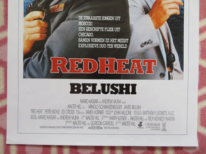 RED HEAT BELGIUM (23.5"x 14") POSTER SCHWARZENEGGER BELUSHI 1988 - Rendezvous Cinema