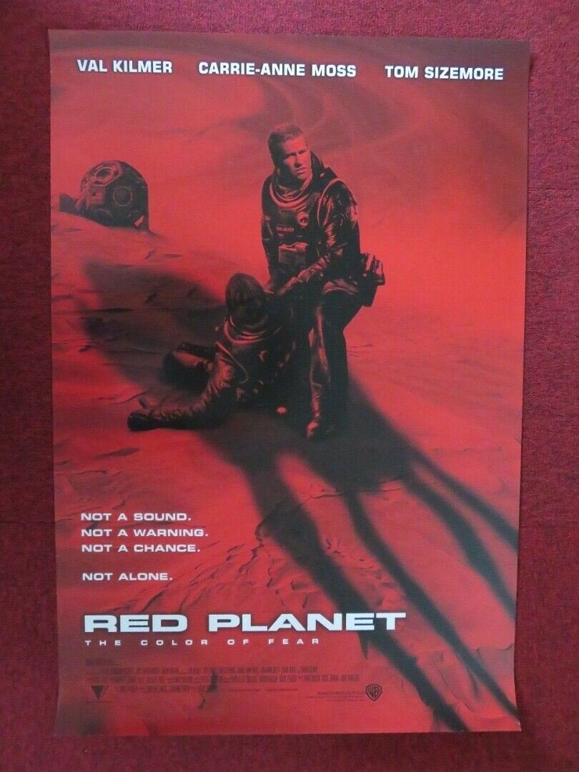 RED PLANET US ONE SHEET ROLLED POSTER VAL KILMER CARRIE ANN MOSS 2000 Movie posters