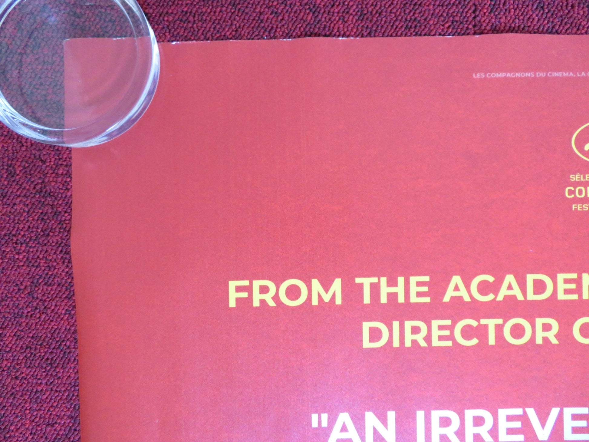 REDOUBTABLE UK QUAD (30"x 40") ROLLED POSTER LOUIS GARREL STACY MARTIN 2017 Rendezvous Cinema Movie posters