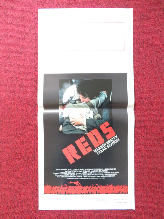 REDS ITALIAN LOCANDINA POSTER WARREN BEATTY DIANE KEATON 1982 Rendezvous Cinema Movie posters