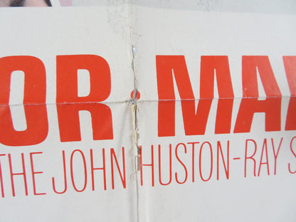 REFLECTIONS IN A GOLDEN EYE FOLDED US ONE SHEET POSTER ELIZABETH TAYLOR 1967 Rendezvous Cinema Movie posters